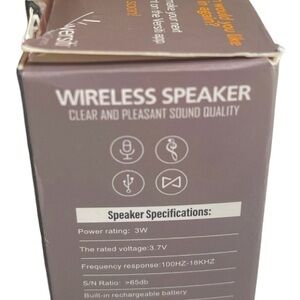 Versiti Speaker Wireless Speaker, Mini - Matte yellow